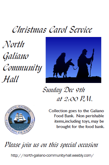 Christmas Carol Service Galiano Island Chamber Of Commerce